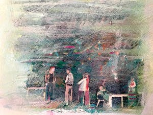 Nicolas Dings - Zonder Titel - Handgesigneerd kopen? Bied vanaf 1!