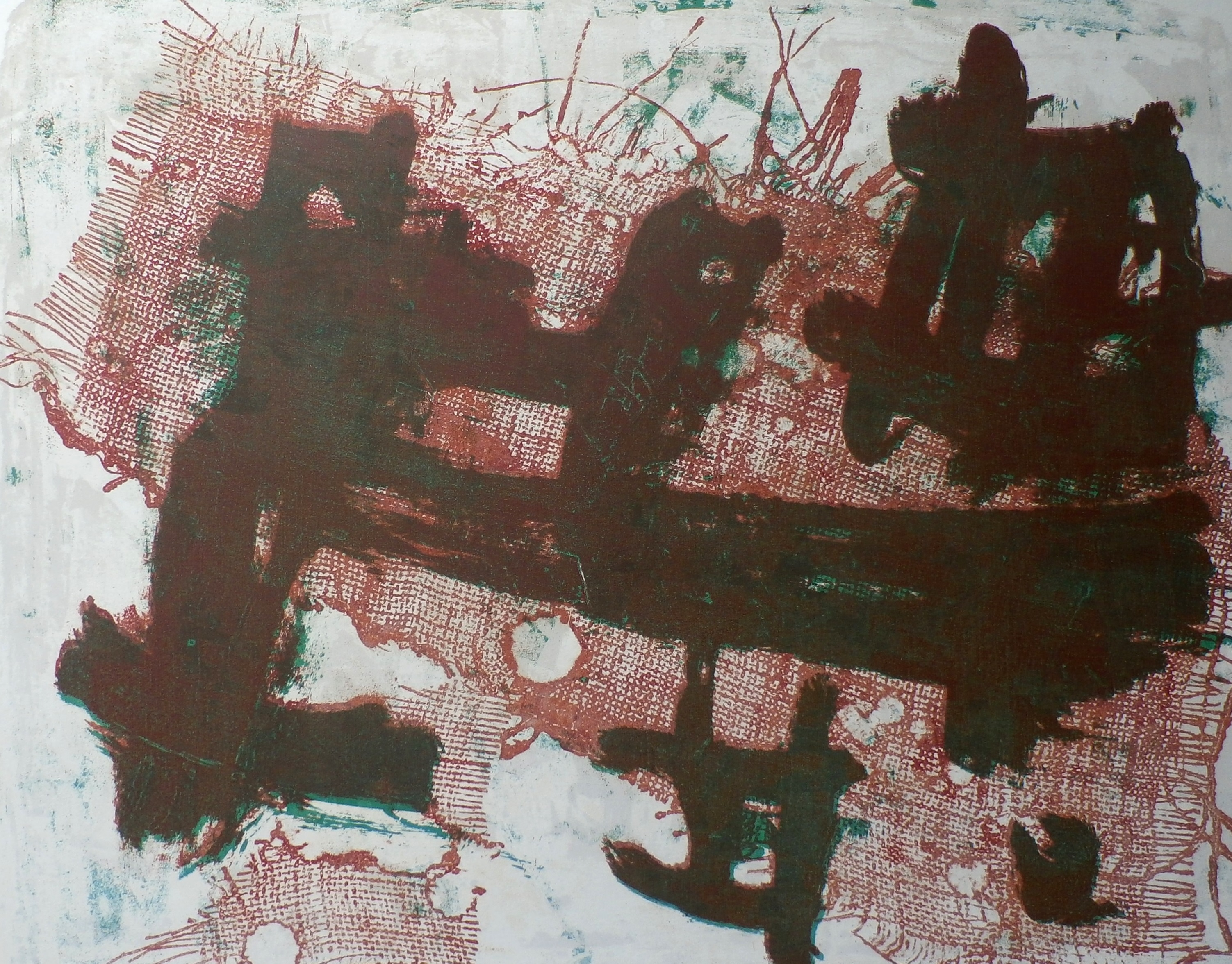 Wim Motz - Zeefdruk - 1960 verkocht voor € 55!