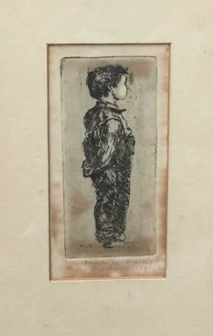 Martin van Waning - 64377-6, ets jongetje kopen? Bied vanaf 50!