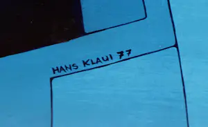 Hans Klaui - Ingelijste acrylverf op board: Nr 5 - 1977 kopen? Bied vanaf 249!