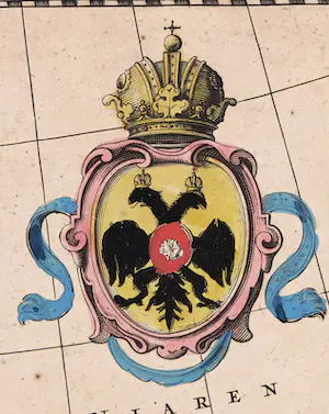 Joan Blaeu - Handgekleurde gravure, Russiae vulgo Moscovia kopen? Bied vanaf 1!