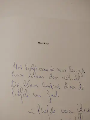 Hans Kuijs - Uit de 'dagtekeningen' van 2007 kopen? Bied vanaf 1!