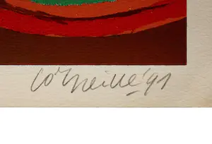 Corneille - Grote kleurrijke litho: Nu et oiseau - 1991 kopen? Bied vanaf 850!