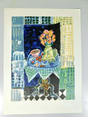 Wendy Chazin - Bouquet sur la table verkocht voor € 35!