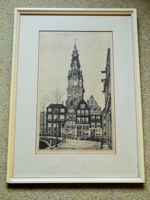 Marius Johannes Janssen - Ets - Amsterdam Zuiderkerk kopen? Bied vanaf 35!