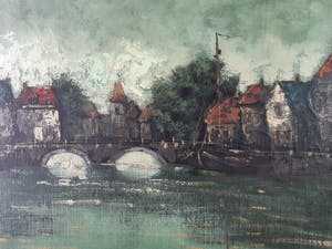 A. van der Heijden - Stadsgezicht kopen? Bied vanaf 85!