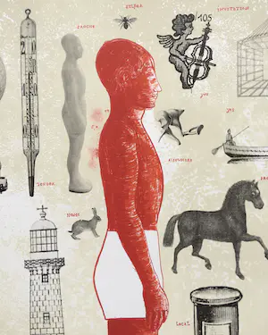 Kars Persoon - litho en zeefdruk ‘The Second of Two’ - 1994 kopen? Bied vanaf 50!