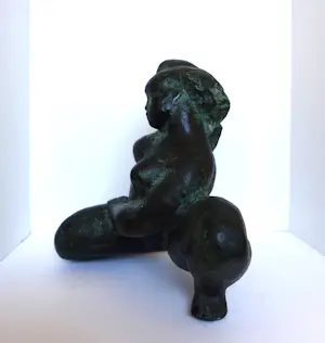 Anja Vosdingh Bessem - "Overspiegeling" in brons. kopen? Bied vanaf 400!