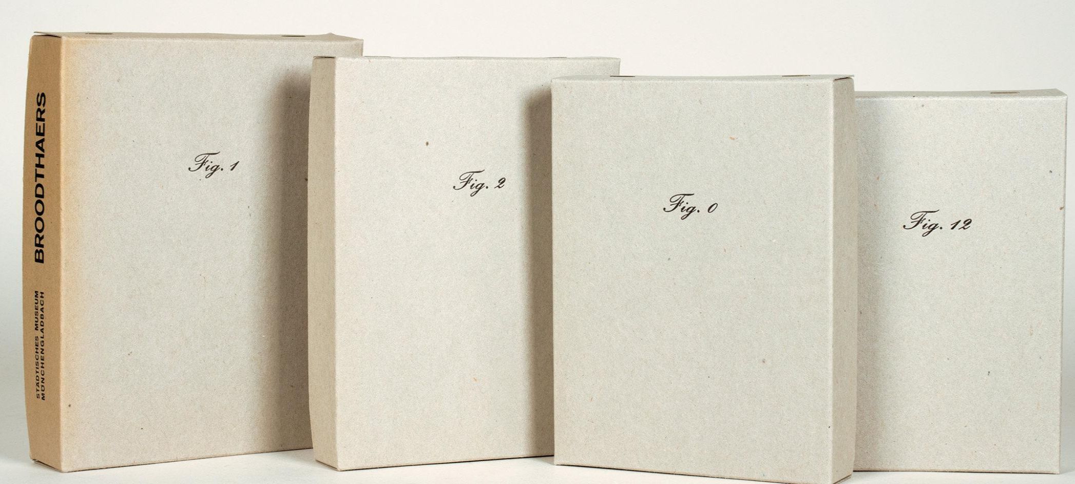 Marcel Broodthaers - Mönchengladbacher Kassettenkataloge kaufen? Bieten Sie von 1750!