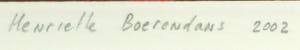 Henriette Boerendans - Houtsnede, 10 juni - Ingelijst kopen? Bied vanaf 35!