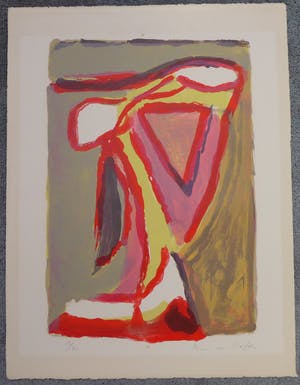 Bram van Velde - Litho, 52 X 36 cm. kopen? Bied vanaf 275!