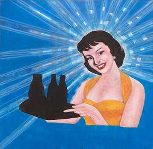 Jan Bollaert - Acryl op doek, Soete laving (Zeer Groot) kopen? Bied vanaf 1!