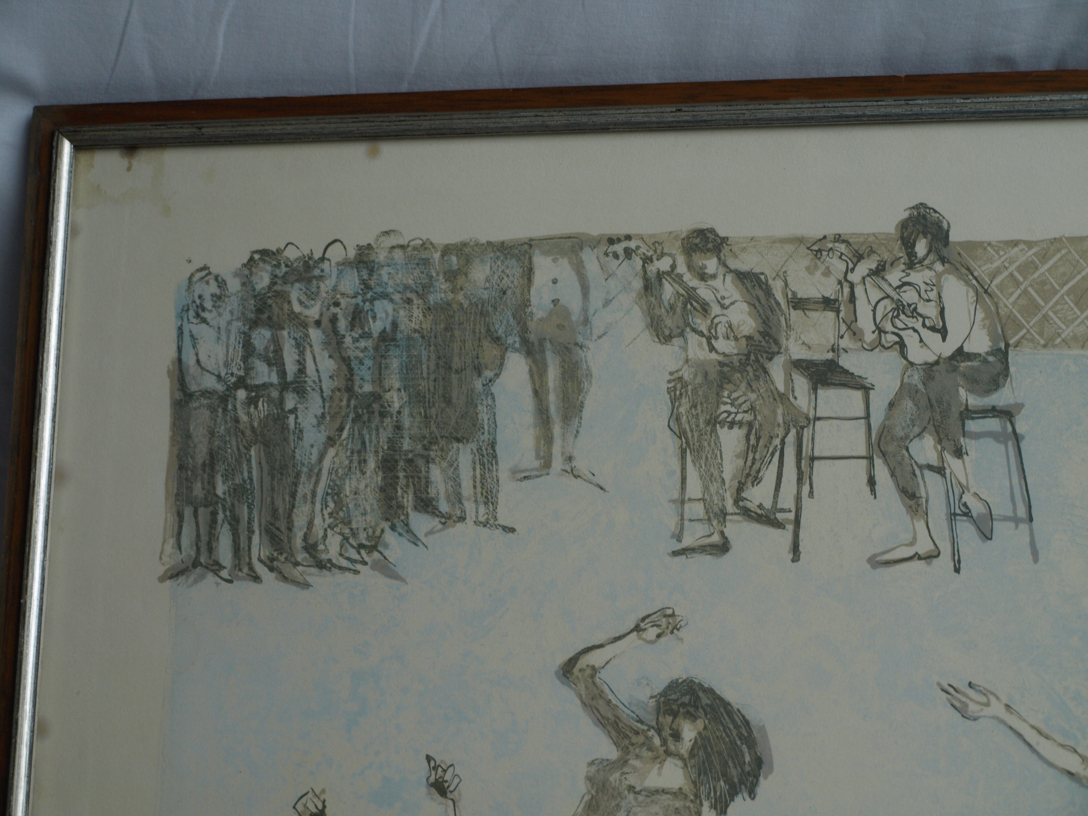 Max Lacher - Litho , Flamenco Tänzerinnen – ingelijst – 1966 kopen? Bied vanaf 50!