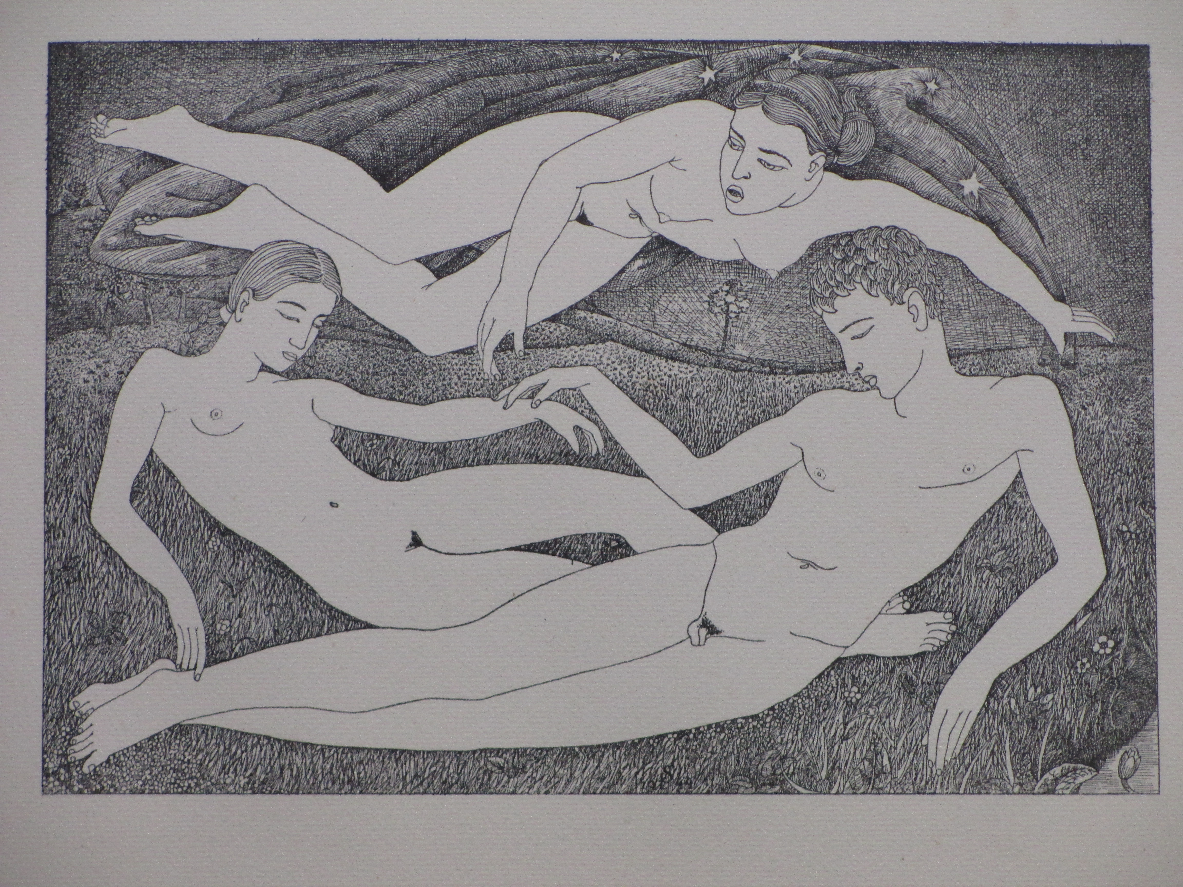 Hendrik Johannes Slijper - Erotische voorstelling - Litho kopen? Bied vanaf 45!