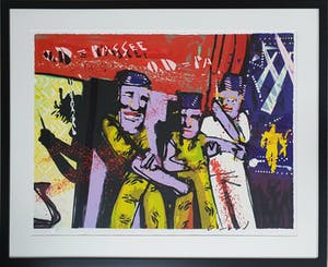 Herman Brood - "OD = Passee" - Nieuw ingelijst (Groot) kopen? Bied vanaf 495!