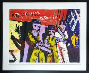 Herman Brood - "OD = Passee" - Nieuw ingelijst (Groot) verkocht voor € 495!