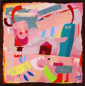 Wouter Stips - Kleurenzeefdruk EEN DAG OM NOOIT TE VERGETEN----GROOT!!!! verkocht voor € 165!