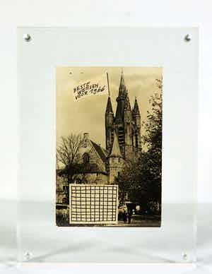 Jan Schoonhoven - Nieuwsjaarsgroet met tekening verkocht voor € 1!