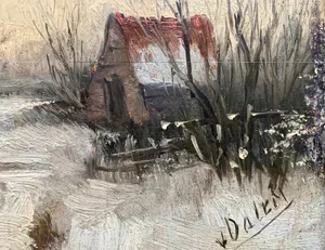 Aart van Dalen - winterlandschap in de Hollandse polder kopen? Bied vanaf 125!