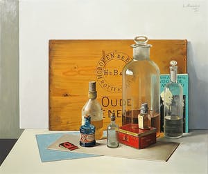 Edward Masseus - Olieverf op doek, Z.t. Stilleven - Ingelijst kopen? Bied vanaf 250!