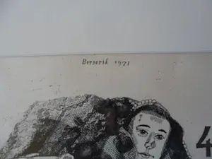 Herman Berserik - grote ets - 1971 kopen? Bied vanaf 80!