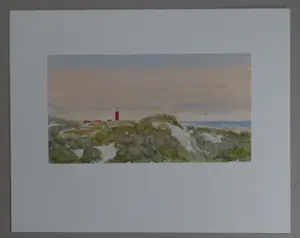 Franklin Meijer - Texel - 4 x aquarelstudies kopen? Bied vanaf 35!