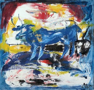 Martin van Wordragen - Olieverf op doek, Drassig land - Ingelijst kopen? Bied vanaf 200!