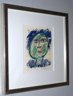 Kees Salentijn - ingelijste zeefdruk kopen? Bied vanaf 40!