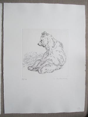 Niet of onleesbaar gesigneerd - Twee etsen, gesigneerd kopen? Bied vanaf 1!