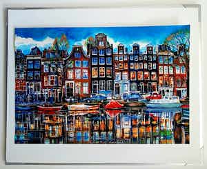 Elena Polyakova - Een gracht in Amsterdam verkocht voor € 60!