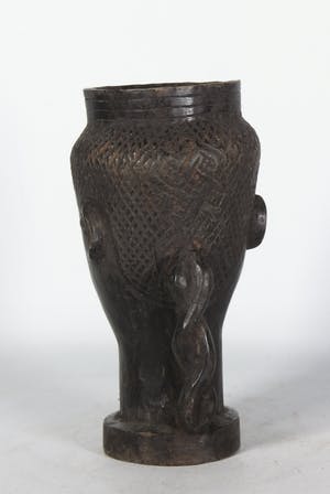 Kuba - Hout, Palmwijnbeker met oor kopen? Bied vanaf 1!