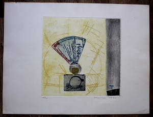 Jan Montyn - ets/aquatint - 1964 kopen? Bied vanaf 99!