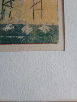 Lia van Leeuwen - vier kleine etsen van tulpen en figuurtjes kopen? Bied vanaf 20!