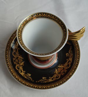 Gianni Versace - + Paul Wunderlich + Rosenthal , Kop en schotel, Medusa – Porselein kopen? Bied vanaf 50!