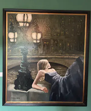 Frans de Kok - lady in blue dress kopen? Bied vanaf 1500!