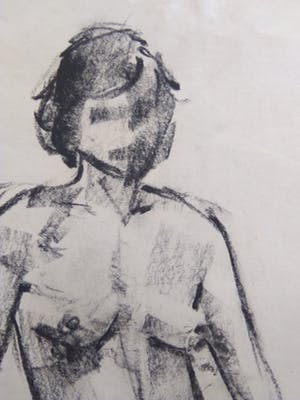 Niet of onleesbaar gesigneerd - Naakt Pastelkrijt. kopen? Bied vanaf 10!