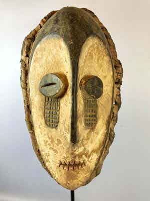 Lega - 220266 African mask from the Lega Bwami - Congo. verkocht voor € 45!