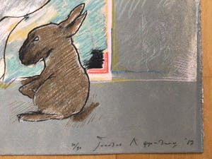 Jacobus Kloppenburg - Hazen - 1987 - Litho kopen? Bied vanaf 50!