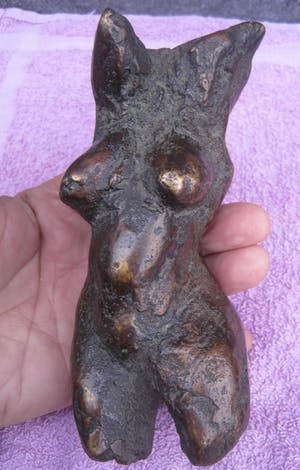 Brons (Onbekend) - Torso van een naakte vrouw kopen? Bied vanaf 120!