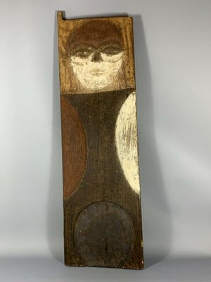 Dogon - 190315 - Large Tribal & Used Old African window from the Tsogho - Gabon. kopen? Bied vanaf 125!