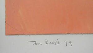 Toon Roest - Tastende vorm III, 1974 kopen? Bied vanaf 35!