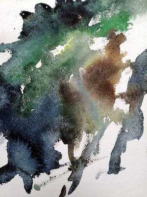 Niet of onleesbaar gesigneerd - Originele aquarel - Christa Pyroth kopen? Bied vanaf 10!