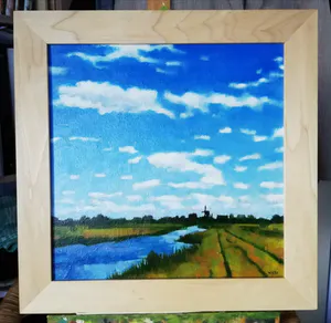 Willem Visser - Polderlandschap bij Reeuwijk kopen? Bied vanaf 90!