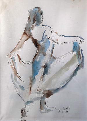 Ies Jacobs - portret ballet 2006 - ingelijst - 21604 kopen? Bied vanaf 75!