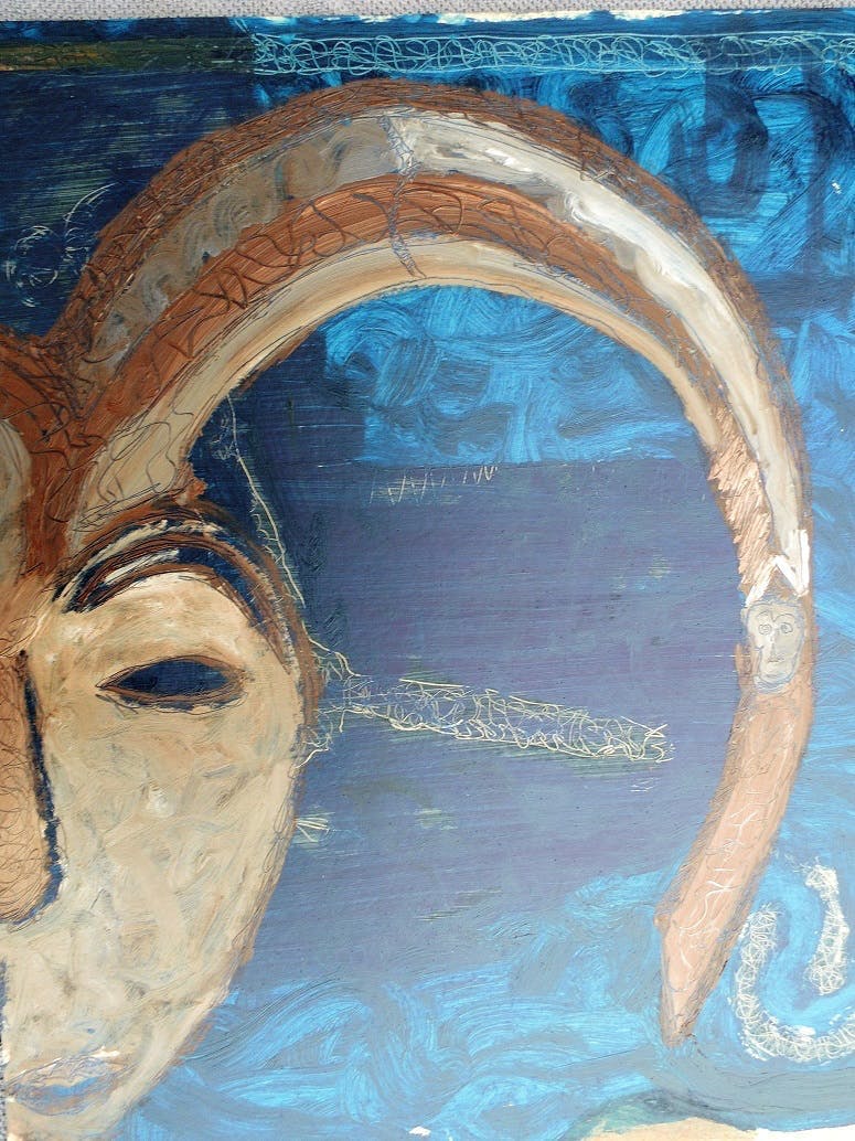 Niet of onleesbaar gesigneerd - eerste prent: titel faces tweede prent: brown skin. Gesigneerd "FRANC" kopen? Bied vanaf 1!