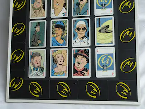 Edgar Pierre Jacobs - 1 Zeefdruk + 34 ingelijste kaartjes , Blake en Mortimer, “Het Gele Teken” kopen? Bied vanaf 1!