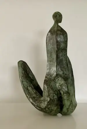 Peter Leyenaar - Zittende figuur kopen? Bied vanaf 300!