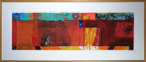 Jos Verwiel - Zeefdruk, Four Strokes - Ingelijst (Groot) verkocht voor € 50!