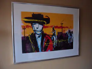 Herman Brood - Zeefdruk, Titel. "Indian Escort” kopen? Bied vanaf 375!