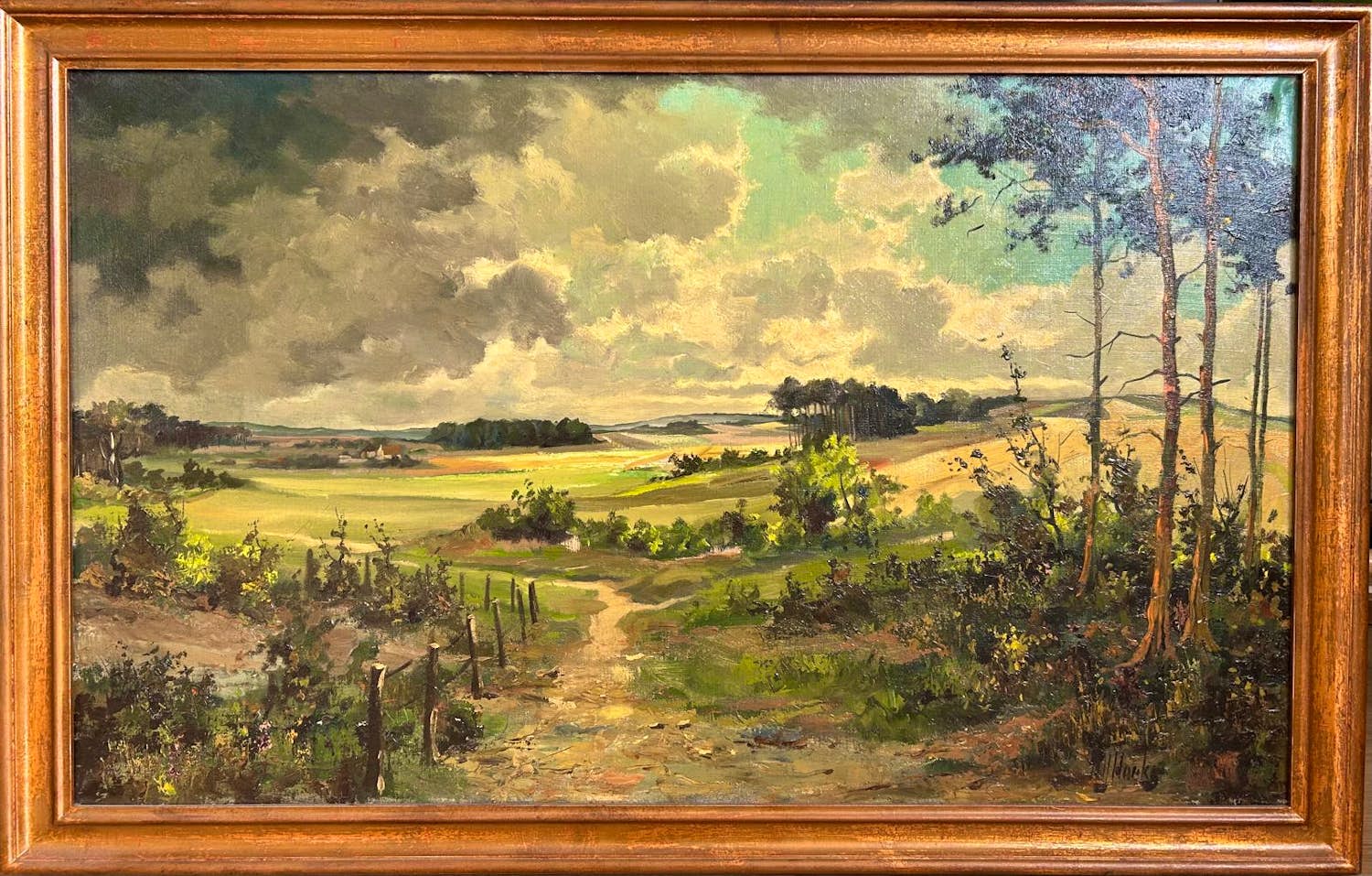 Pierre Willem John Hoeks - Heuvelachtig landschap kopen? Bied vanaf 50!